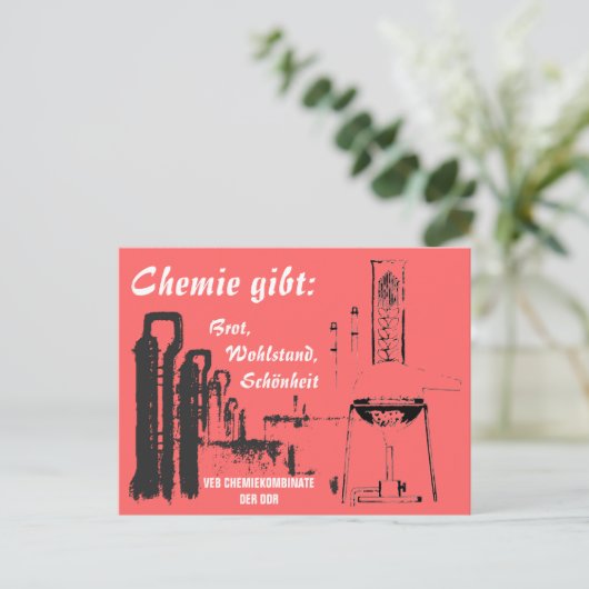 Chemiereklame DDR ポストカード (スタンド正面)