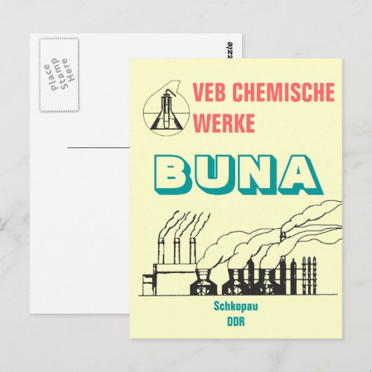 Chemiewerbedesign DDR ポストカード (正面/裏面)