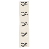 Chemin de Table Chic Abstrait Dual Face ショートテーブルランナー (正面)