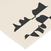 Chemin de Table Chic Abstrait Dual Face ショートテーブルランナー (コーナー)