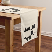 Chemin de Table Chic Abstrait Dual Face ショートテーブルランナー (インサイチュ)