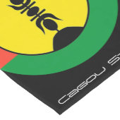 Chemin de table Drapeau Kanak ショートテーブルランナー (コーナー)