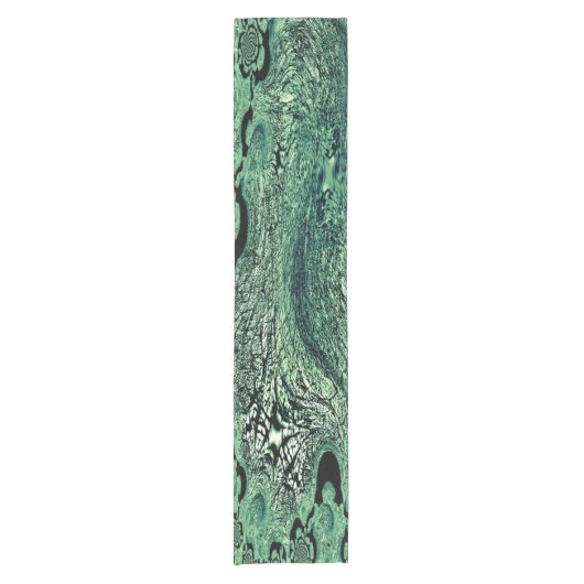 Chemin de table Verdant Spiral — Table Pulse ショートテーブルランナー (正面)