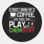 Chemist Coffee ラウンドシール (正面)
