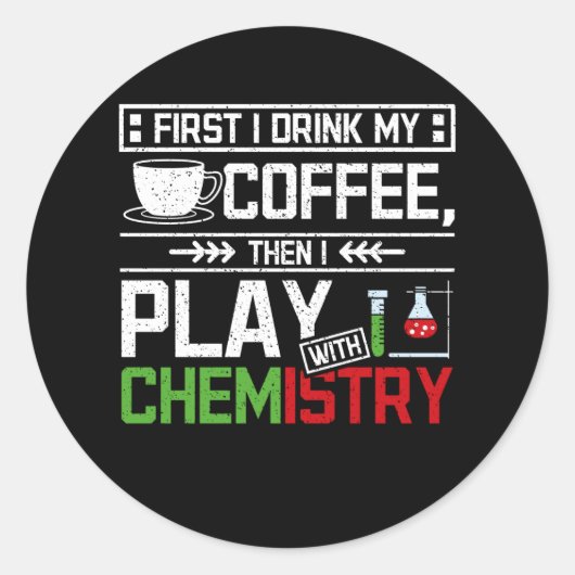 Chemist Coffee ラウンドシール (正面)