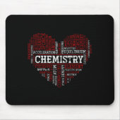 Chemist Valentines Day Gift Science Chemistry  マウスパッド (正面)