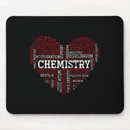 Chemist Valentines Day Gift Science Chemistry  マウスパッド (正面)