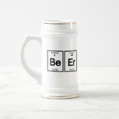 Chemistry Beer Stein - Be-Er (ベリリウム – エルビウム) ビールジョッキ (左)