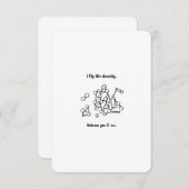 Chemistry Between Us, I Love You - Flat Card (正面/裏面)