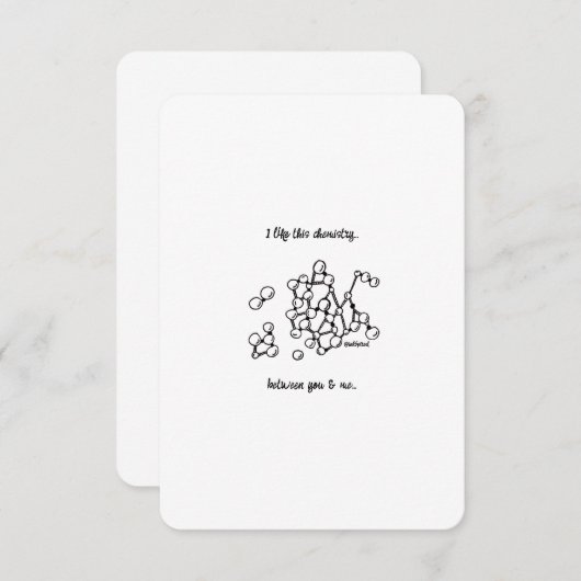 Chemistry Between Us, I Love You - Flat Card (正面/裏面)