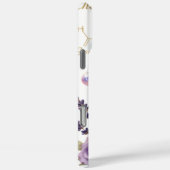 Chemistry Birthday Celebration Flask and Floral Ca Case-Mate iPhoneケース (裏面 / 右)
