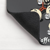 Chemistry Caffeine Molecule Funny Science Geek Cof マウスパッド (コーナー)