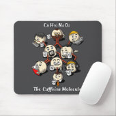 Chemistry Caffeine Molecule Funny Science Geek Cof マウスパッド (マウス)