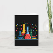 Chemistry Christmas Lights Lover Chemist Science L カード (正面)