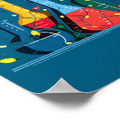 Chemistry Christmas Lights Lover Chemist Science L ポスター (角)