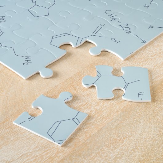 Chemistry diagram pattern  ジグソーパズル (側面)