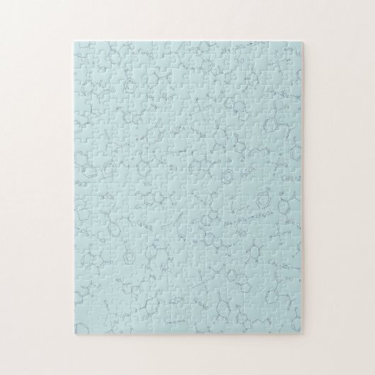 Chemistry diagram pattern ジグソーパズル (縦)