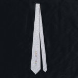 Chemistry diagram pattern typography blue grey tie ネクタイ<br><div class="desc">Show your love for Chemistry every day 

Original hand drawn design 
Other versions are available</div>