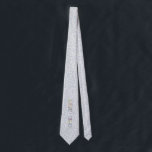 Chemistry diagram pattern typography blue grey tie ネクタイ<br><div class="desc">Show your love for Chemistry every day 

Original hand drawn design 
Other versions are available</div>