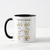 Chemistry is Awesome | Fun Science Chemistry Day マグカップ (左)