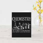 Chemistry Is Like Cooking Just Don't Lick The Son  カード (黄色い花)