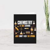 Chemistry Is Like Cooking Just Don't Lick The Son  カード (正面)
