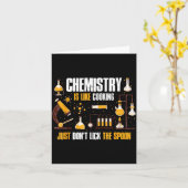 Chemistry Is Like Cooking Just Don't Lick The Son  カード (黄色い花)