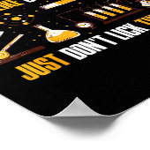 Chemistry Is Like Cooking Just Don't Lick The Son  ポスター (角)