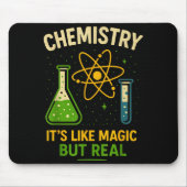 Chemistry It’s Like Magic Funny Science Teacher St マウスパッド (正面)