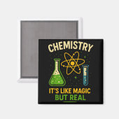 Chemistry It’s Like Magic Funny Science Teacher St マグネット (正面/裏面)