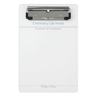 Chemistry Lab Notes – Custom Name ミニクリップボード