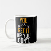 Chemistry Pun - Ether Get It Or You Don't - Funny  コーヒーマグカップ (左)