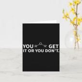 Chemistry Pun You Ether Get It Or You Don't  カード (黄色い花)