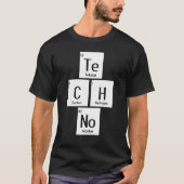Chemistry Rave Music Hard Techno Raver Dark Techno Tシャツ (正面)