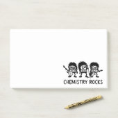 Chemistry Rocks Science Rock Band ポストイット (デスク)