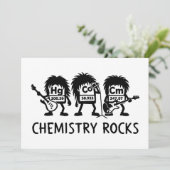 Chemistry Rocks Science Rock Band 招待状 (スタンド正面)