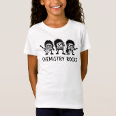 Chemistry Rocks Science Rock Band Tシャツ (正面)