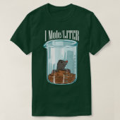 Chemistry Science Cute One Mole Per Liter  Tシャツ (デザイン正面)