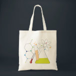 Chemistry Stuff トートバッグ<br><div class="desc">Here is an amazing design for the chemist. All the tools for the job come together in this fun graphic.</div>