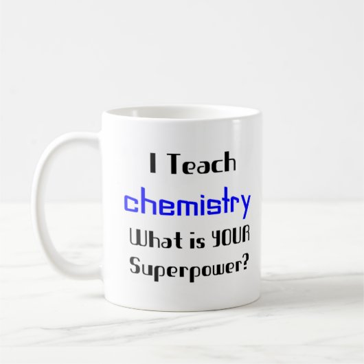 chemistry teach コーヒーマグカップ (左)