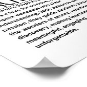 Chemistry teacher ポスター (角)