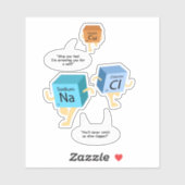 Chemistry Teacher Birthday Gag Science Geek シール (シート)