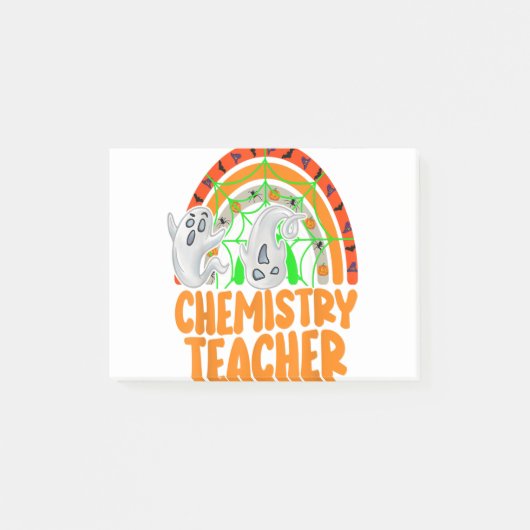 Chemistry Teacher Funny Halloween Costumes Science ポストイット (正面)