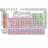 Chemistry Teacher - Periodic Table Science Teacher シール (正面)