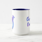 ChemKnits創造ロゴマグカップ – ネイビー マグカップ (中央)