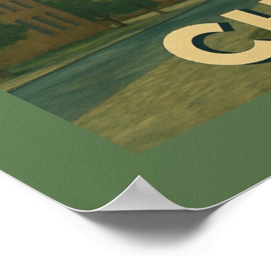 Chemnitz Germany City Art ポスター (角)