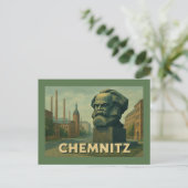 Chemnitz Germany City Art ポストカード (スタンド正面)