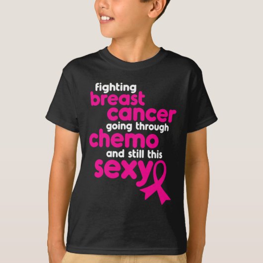 ChemoとStiを通過する乳がんとの闘い Tシャツ (正面)