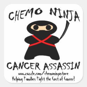 Chemoの忍者のステッカー! スクエアシール