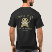 Chemoの忍者彼はファンです! Tシャツ (裏面)